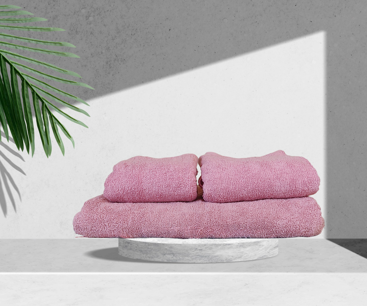 Towel set Pink